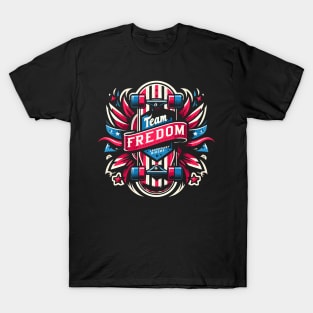 Patriotic Skateboard Glory T-Shirt